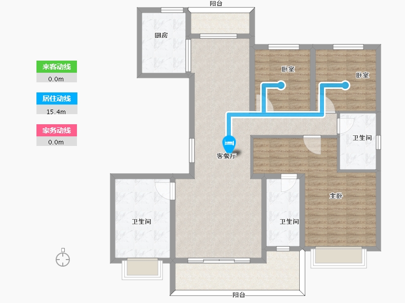 陕西省-西安市-阎良龙记观园-124.14-户型库-动静线