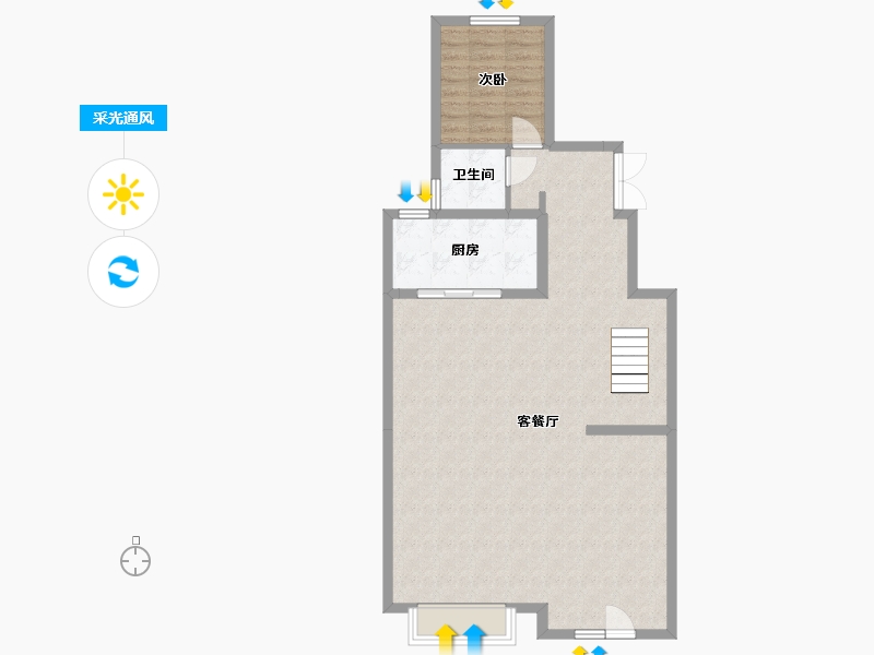 黑龙江省-哈尔滨市-汇龙半岛首府-89.15-户型库-采光通风