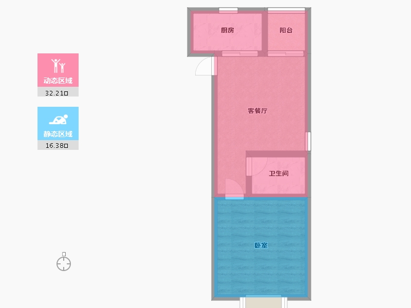 四川省-泸州市-摩尼云上江南（四季康养）-42.80-户型库-动静分区