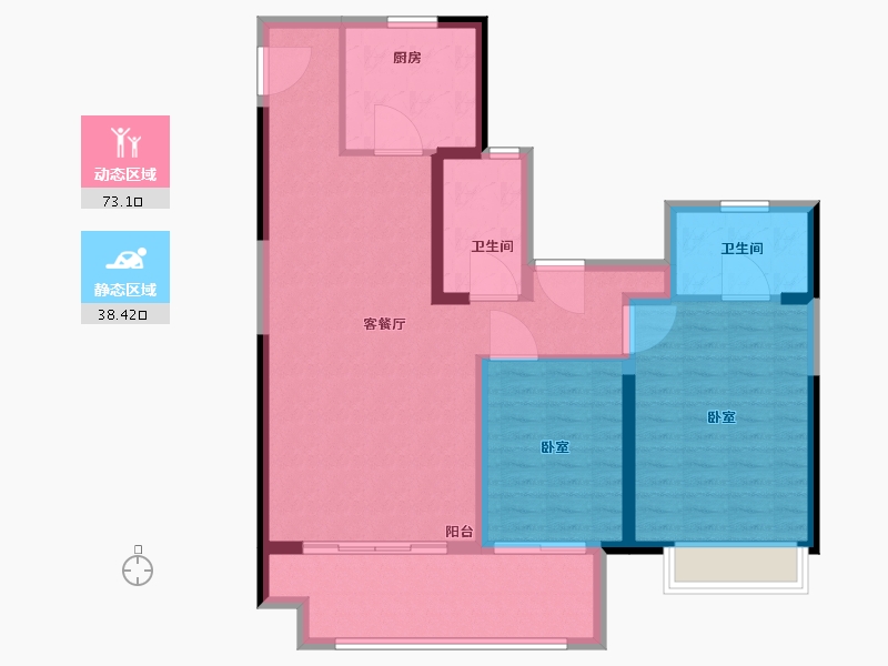 江苏省-南京市-句容吾悦广场-101.01-户型库-动静分区