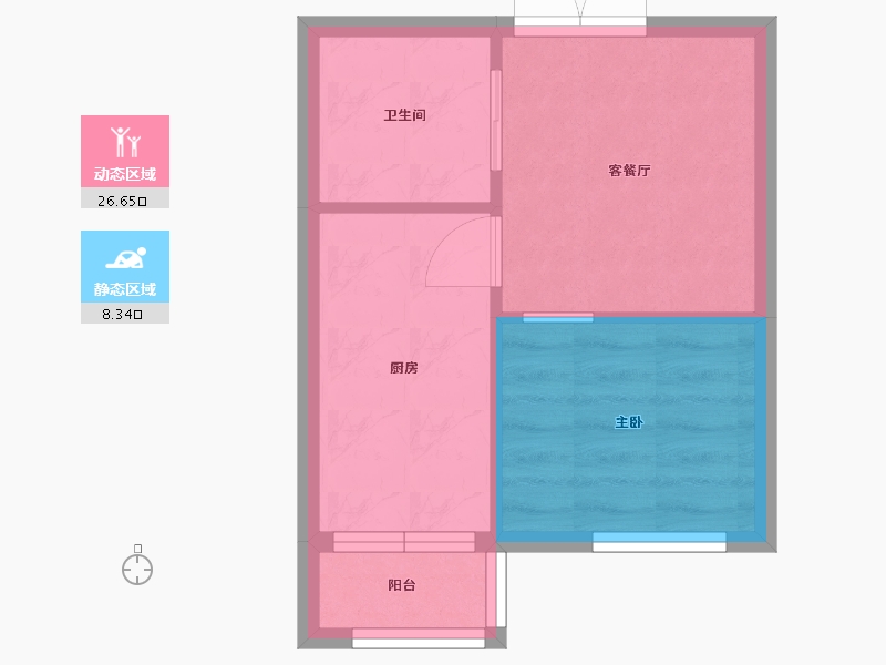 黑龙江省-哈尔滨市-裕赐俯季-31.19-户型库-动静分区