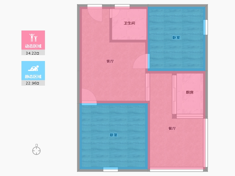 四川省-泸州市-摩尼云上江南（四季康养）-50.45-户型库-动静分区