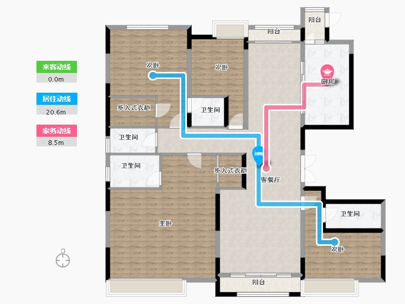 陕西省-安康市-鼎兴苑-196.78-户型库-动静线