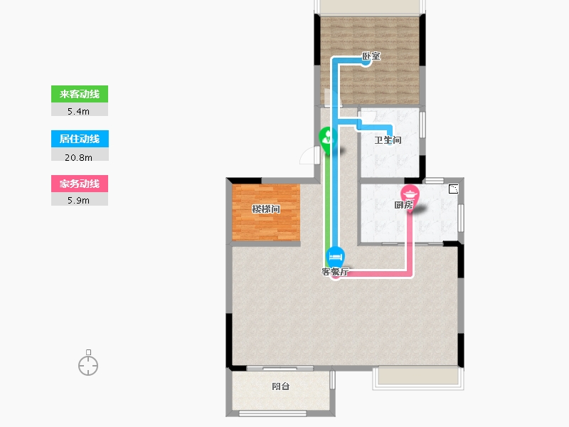 江苏省-镇江市-融创银城·滴翠园-119.00-户型库-动静线