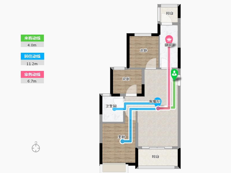 江苏省-徐州市-恒大潘安湖生态小镇-75.01-户型库-动静线