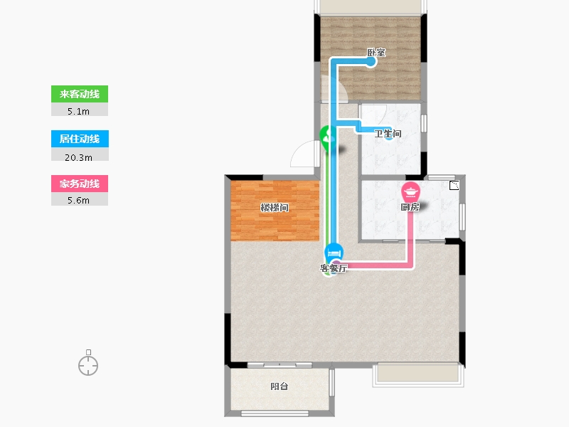 江苏省-镇江市-融创银城·滴翠园-120.01-户型库-动静线