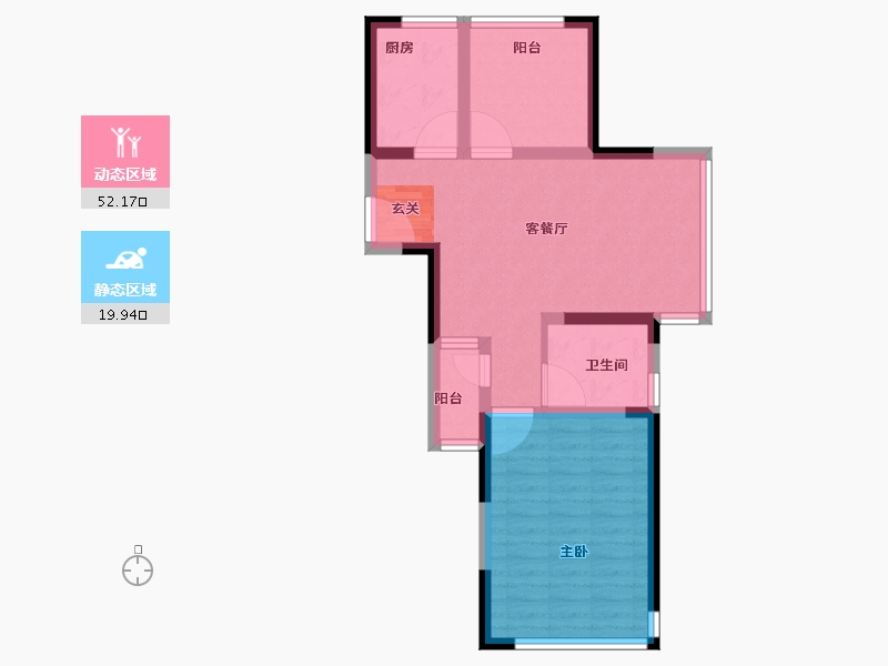 江苏省-常州市-安信颐和（常州）国际颐养中心-64.00-户型库-动静分区