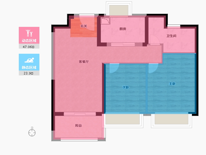 江苏省-南京市-中交锦度-63.00-户型库-动静分区