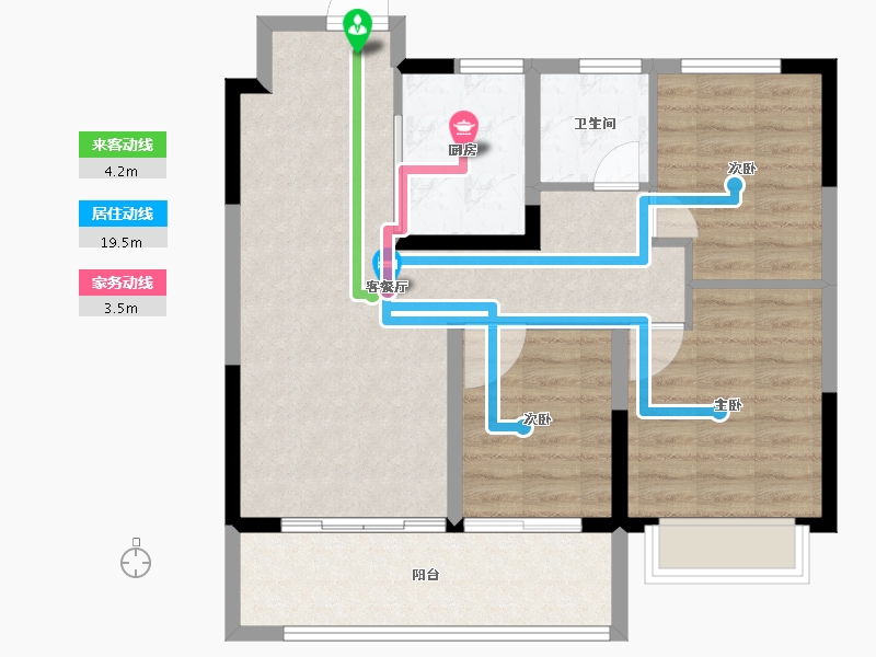 江苏省-徐州市-中国中铁陆港城-79.01-户型库-动静线