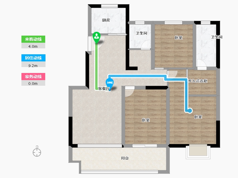 江苏省-盐城市-南海壹号湖畔-91.99-户型库-动静线