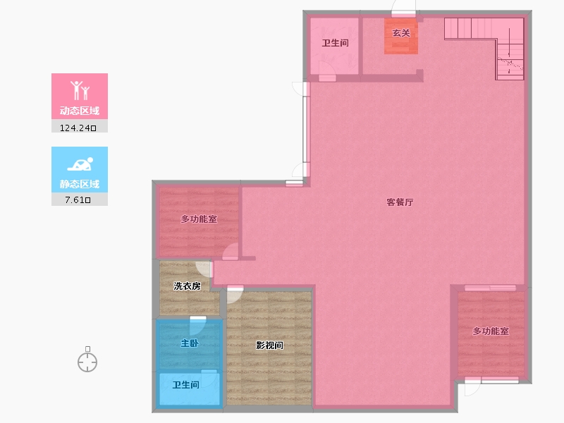 浙江省-台州市-德信西湖云庄-139.00-户型库-动静分区