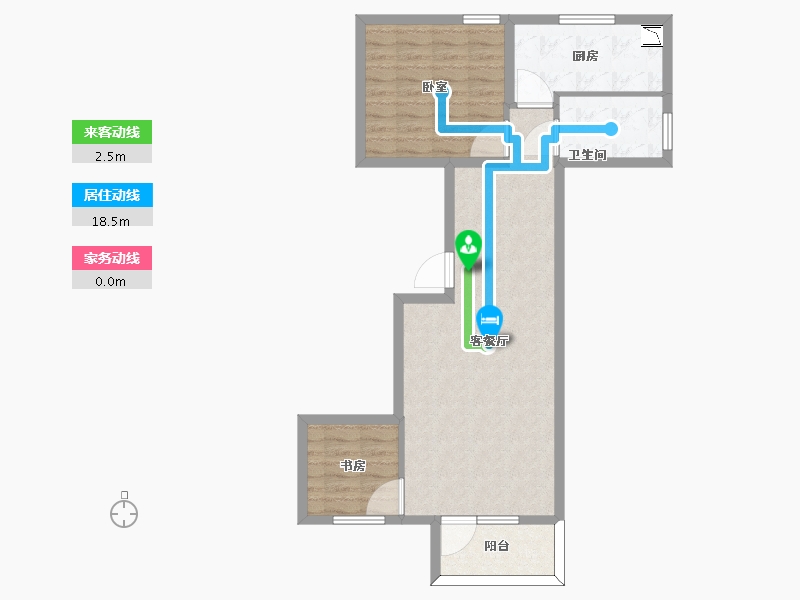 江苏省-南京市-禹洲吉庆里-71.01-户型库-动静线