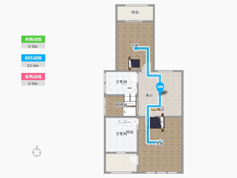 江苏省-扬州市-碧玉园-189.00-户型库-动静线