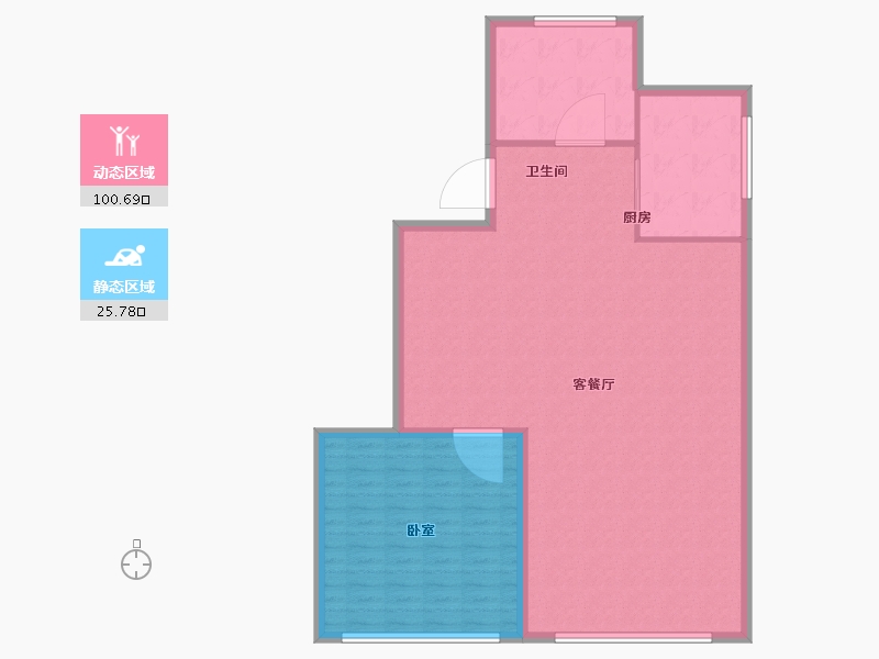 浙江省-杭州市-蓝城春风燕语-118.19-户型库-动静分区