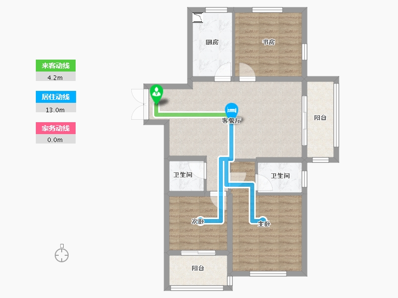 江苏省-徐州市-枫林学府-79.99-户型库-动静线