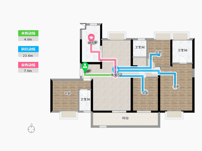 江苏省-南通市-中南江滨悦-144.01-户型库-动静线