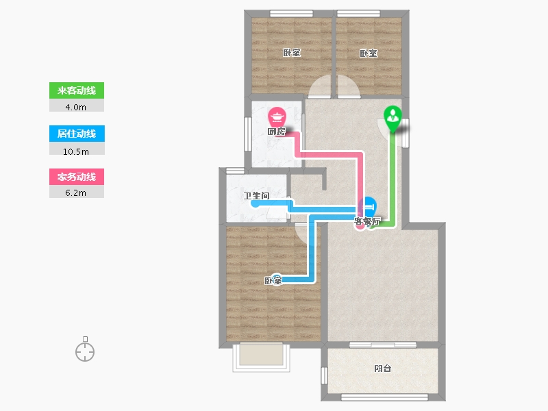 江苏省-盐城市-南海壹号湖畔-78.00-户型库-动静线