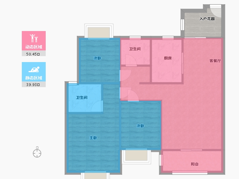 云南省-昆明市-春城慧谷-87.00-户型库-动静分区