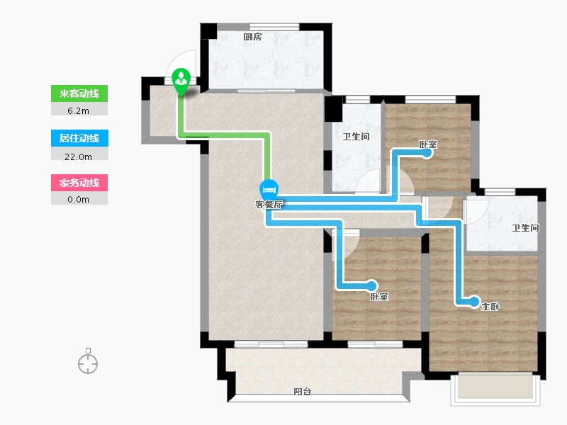 江苏省-扬州市-绿地仪征城际空间站-92.21-户型库-动静线