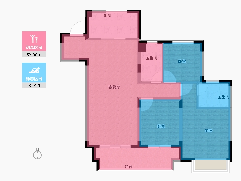 江苏省-扬州市-绿地仪征城际空间站-92.21-户型库-动静分区