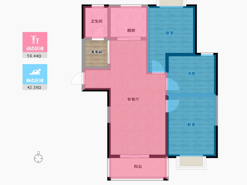 安徽省-淮南市-舜耕花都-92.01-户型库-动静分区