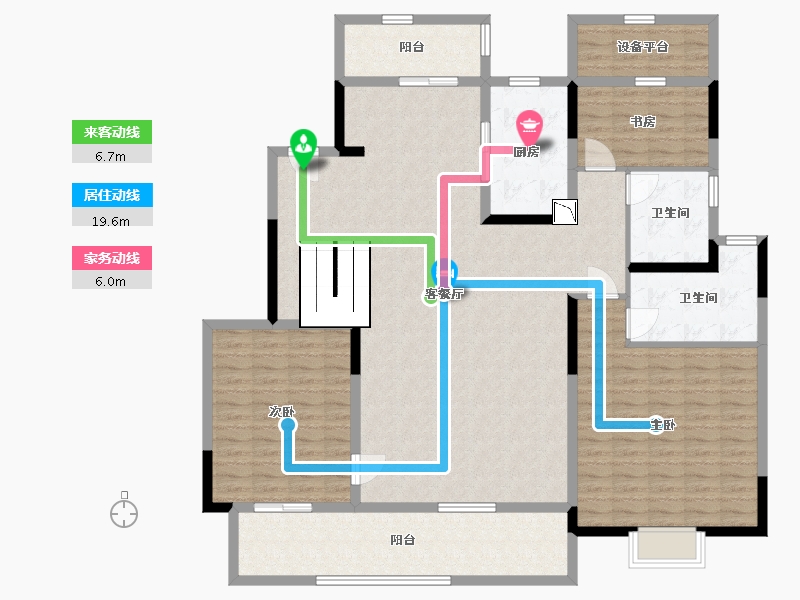 江苏省-南通市-九溪源著-164.00-户型库-动静线