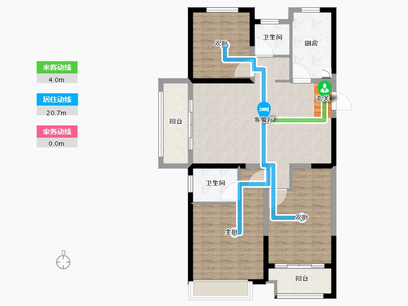 江苏省-无锡市-融侨观邸-102.01-户型库-动静线