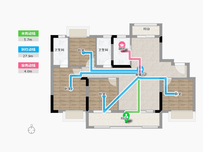 江西省-抚州市-碧桂园悦江府-97.00-户型库-动静线