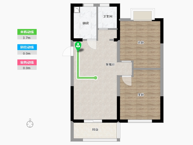 江苏省-淮安市-梧桐公馆-68.00-户型库-动静线