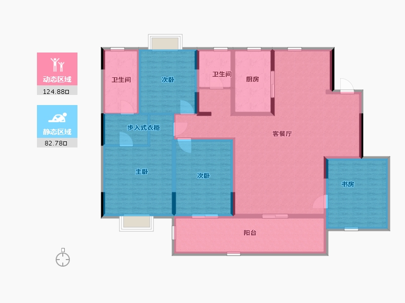 江苏省-南通市-九溪源著-189.01-户型库-动静分区