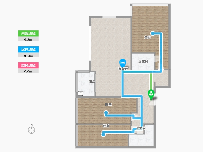 甘肃省-兰州市-金色堤岸云境-145.12-户型库-动静线