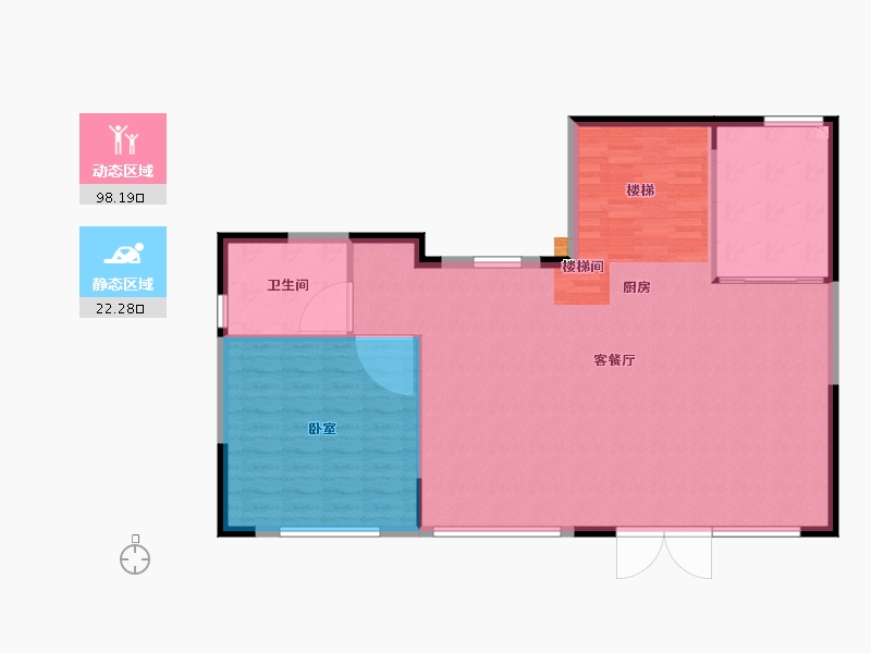 陕西省-渭南市-汉华原山-113.41-户型库-动静分区