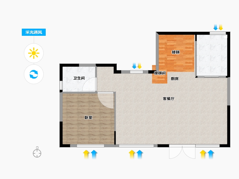 陕西省-渭南市-汉华原山-113.41-户型库-采光通风