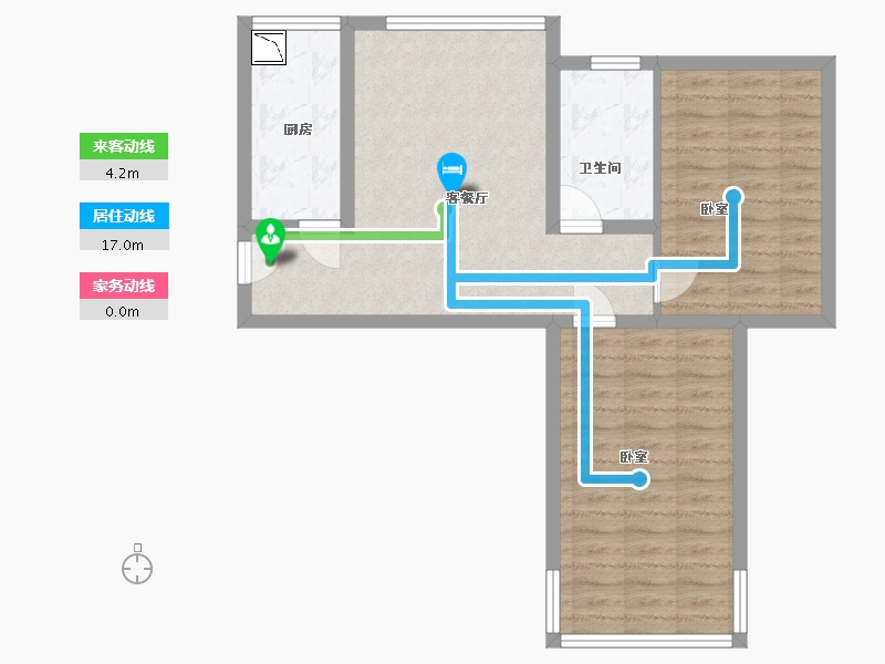 甘肃省-兰州市-新西部兰州印象-68.45-户型库-动静线