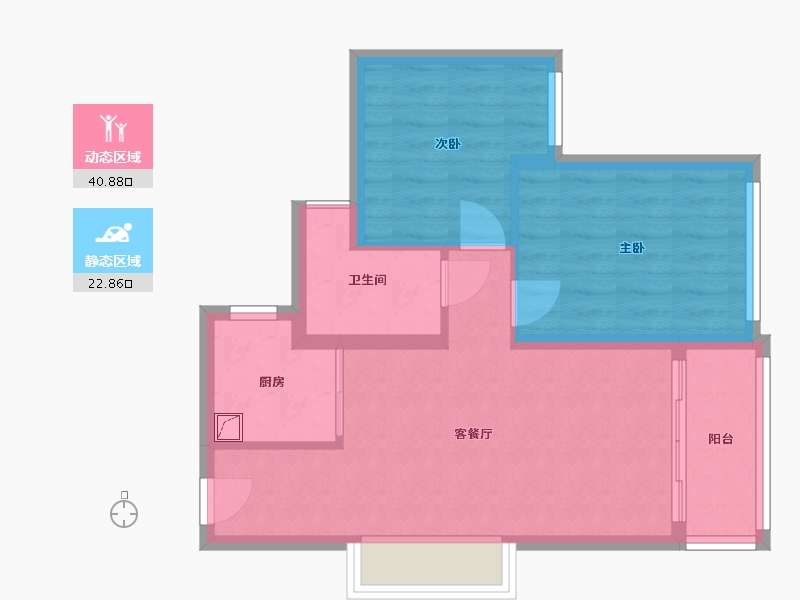 广东省-深圳市-特发天鹅湖-56.58-户型库-动静分区