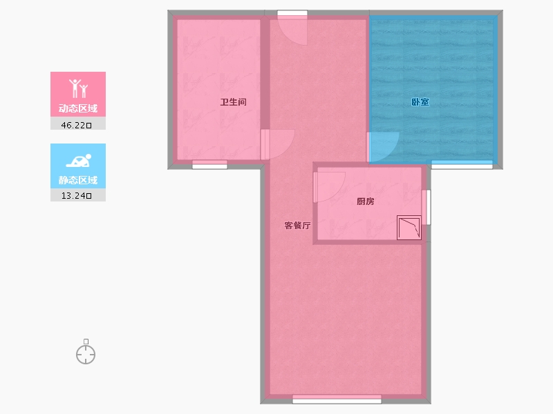 甘肃省-兰州市-新西部兰州印象-52.98-户型库-动静分区