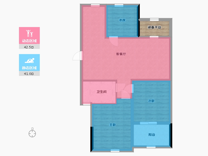 江苏省-南通市-世茂·江海天成-78.01-户型库-动静分区