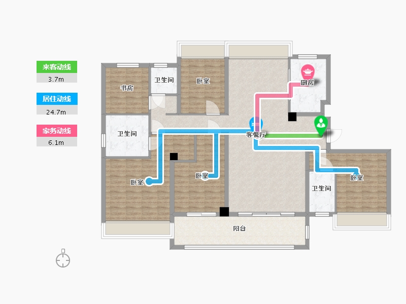 江苏省-镇江市-丹阳桃源里-149.00-户型库-动静线