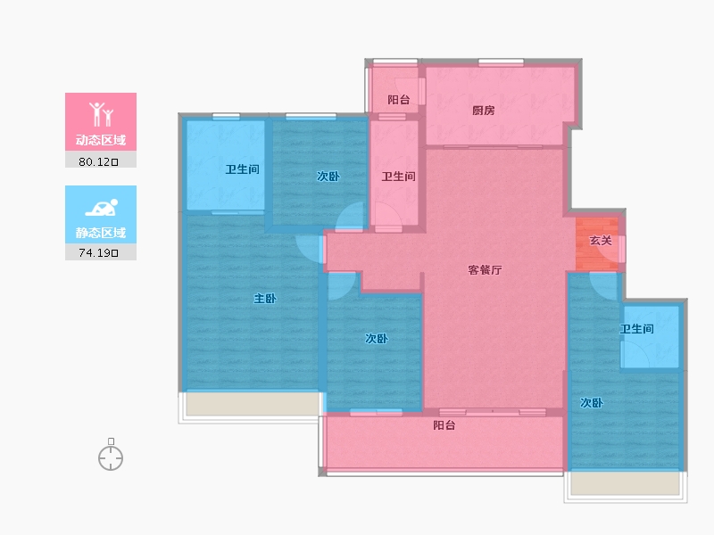 江苏省-苏州市-上东区PRO-139.99-户型库-动静分区