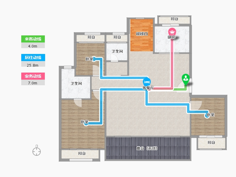 江苏省-苏州市-苏高新禹洲·山云庭-168.00-户型库-动静线