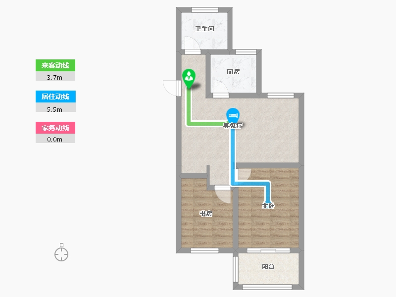 江苏省-徐州市-睢宁·万园-57.79-户型库-动静线