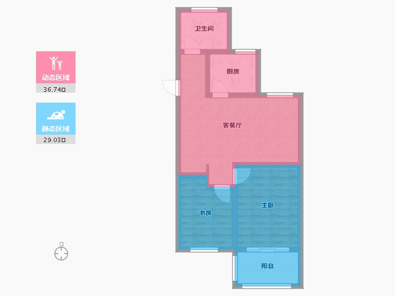 江苏省-徐州市-睢宁·万园-57.79-户型库-动静分区