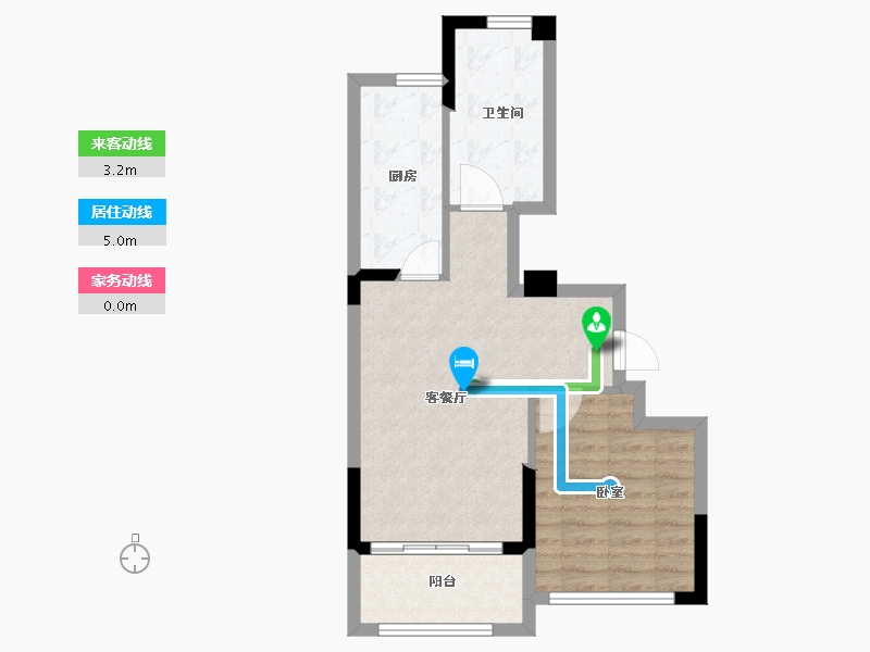 江苏省-扬州市-蓝湾学府-55.02-户型库-动静线