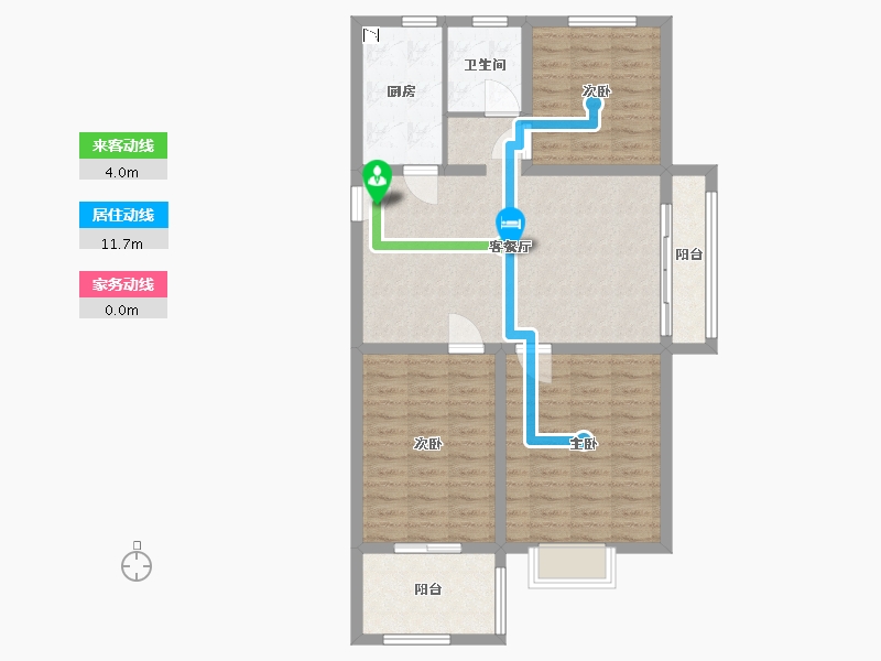 江苏省-盐城市-联益欧景名城-93.00-户型库-动静线