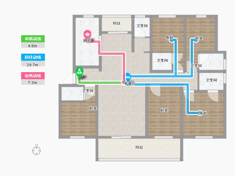 江苏省-镇江市-天怡天颐城·和园-166.00-户型库-动静线