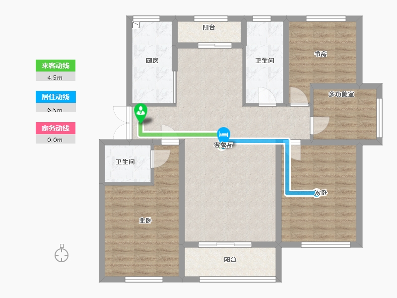 江苏省-盐城市-联益欧景名城-102.00-户型库-动静线