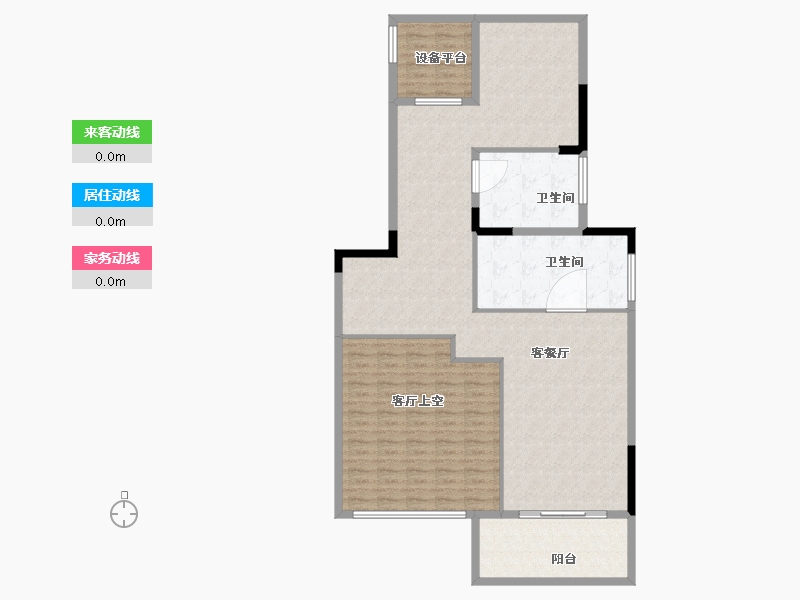 浙江省-杭州市-怀石雅苑·春上雅庐-101.57-户型库-动静线