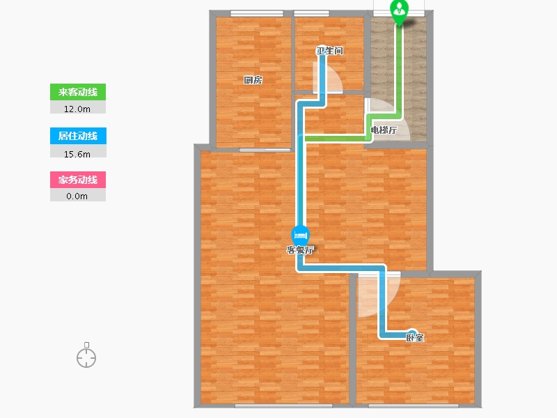 浙江省-杭州市-蓝城春风燕语-126.01-户型库-动静线