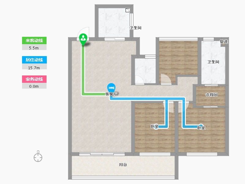 江苏省-苏州市-大象山舍-100.01-户型库-动静线