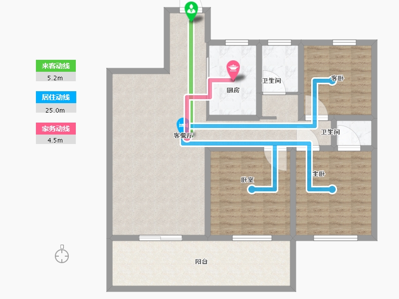 江苏省-镇江市-天怡天颐城·和园-103.00-户型库-动静线